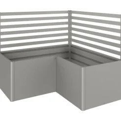 Biohort Frangivista per Piante Rampicanti per Aiuola Rialzata a L in Metallo