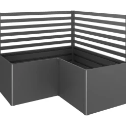 Biohort Frangivista per Piante Rampicanti per Aiuola Rialzata a L in Metallo