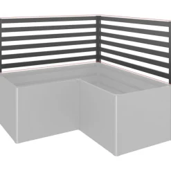 Biohort Frangivista per Piante Rampicanti per Aiuola Rialzata a L in Metallo