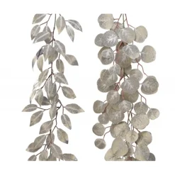 Kaemingk Ghirlanda con foglie e glitter 150 cm. Pezzo Singolo