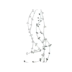 Kaemingk Ghirlanda da appendere con neve Ghiaccio dim 5x10x110 cm