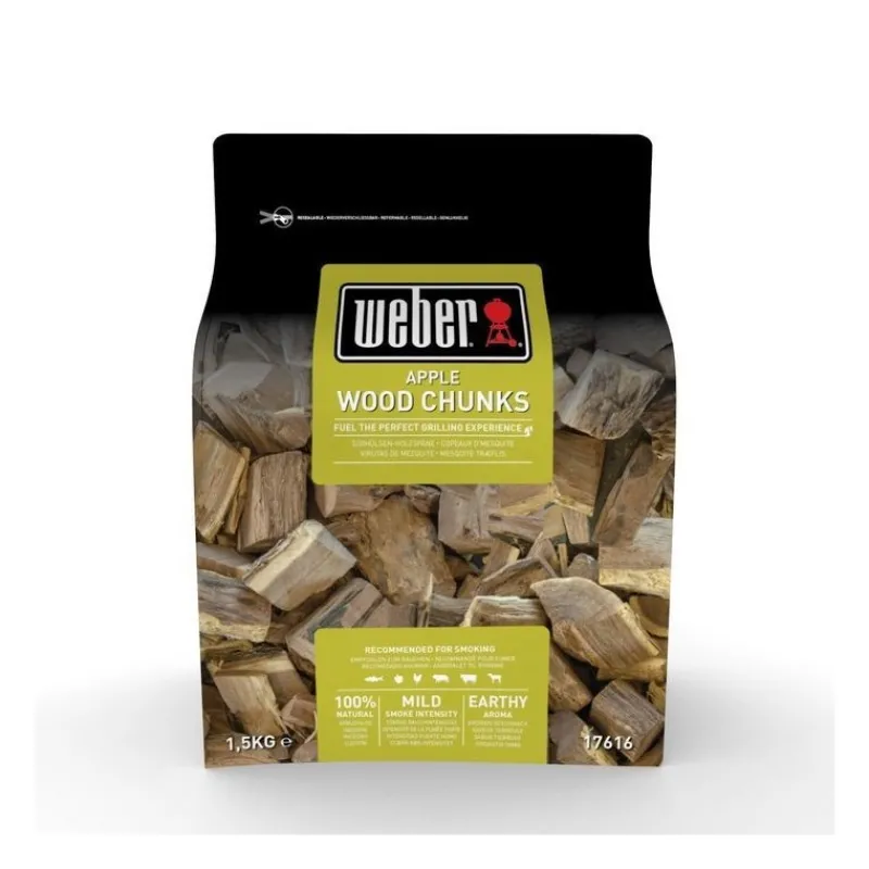 Weber Grandi pezzi di Legna per Affumicatura - Melo Cod. 17616