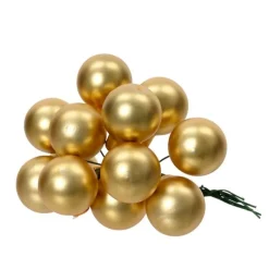 Kaemingk Grappolo di Palline in Vetro Color Oro