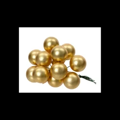 Kaemingk Grappolo di Palline in Vetro Color Oro