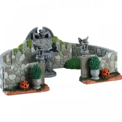 Lemax Grey Gargoyle Gardens Set Of 6 Cod. 83350