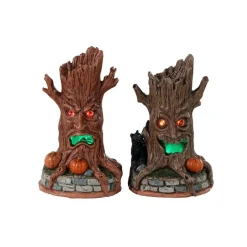 Lemax Haunted Tree Trunks Set of 2 B/O 4.5V Cod. 34072