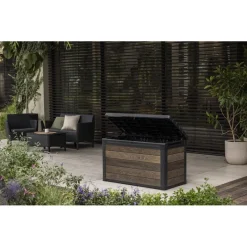 Keter Baule in Resina SIGNATURE DECO BOX 100 NOCE