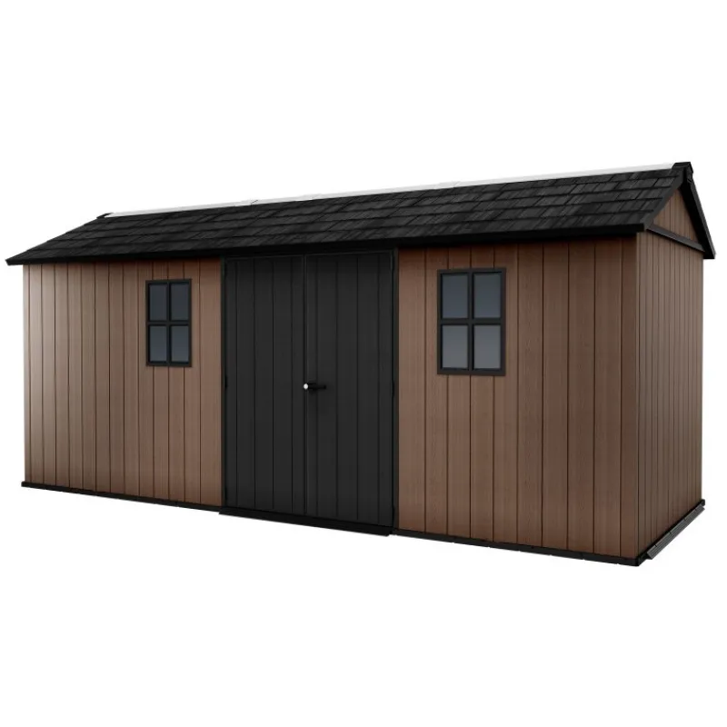 Keter Casetta da Giardino in Resina NEWTON PLUS 1775 - Doppia Scelta di Montaggio