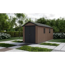 Keter Casetta da Giardino in Resina NEWTON PLUS 1775 - Doppia Scelta di Montaggio
