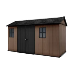 Keter Casetta da Giardino in Resina NEWTON PLUS 1375 - Doppia Scelta di Montaggio