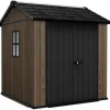 Keter Casetta da Giardino in Resina SIGNATURE APEX 757 NOCE - Doppia scelta di montaggio