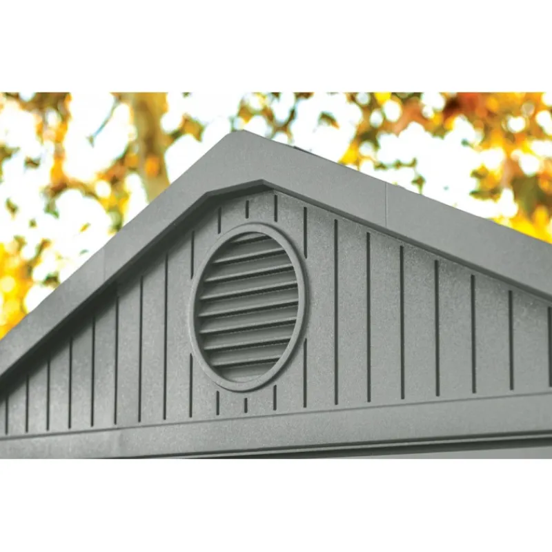 Keter Casetta da Giardino in Resina DARWIN 6x6 Green con Finestre Frontali