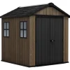 Keter Casetta da Giardino in Resina SIGNATURE APEX 775 NOCE - Doppia scelta di montaggio