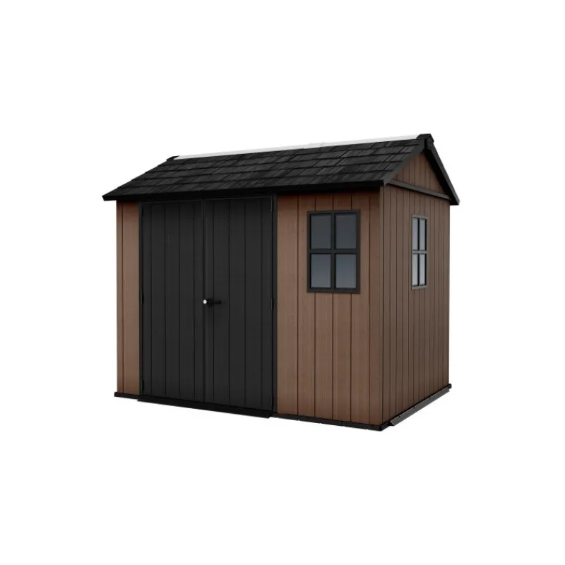 Keter Casetta da Giardino in Resina NEWTON PLUS 975 - Doppia Scelta di Montaggio