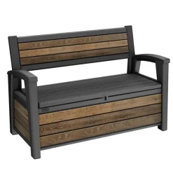 Keter Cassapanca in Resina SIGNATURE DECO BENCH 60 NOCE