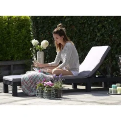 Keter Lettino Sdraio Con Cuscino DAYTONA Grafite