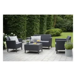 Keter Set Lounge 2 posti SALEMO Grafite