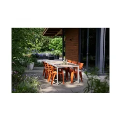 Keter Tavolo PORTO 200 effetto Legno struttura Bianca