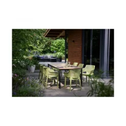 Keter Tavolo PORTO 160 effetto Legno struttura Grafite