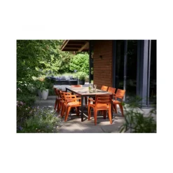 Keter Tavolo PORTO 160 effetto Legno struttura Grafite