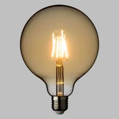 Lotti Lampadina E27 Vintage Globo Ø 125 Bianco Caldo 4W