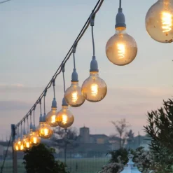 Lotti Lampadina E27 Vintage Retro' Ø 64 Bianco Caldo 4W a Spirale