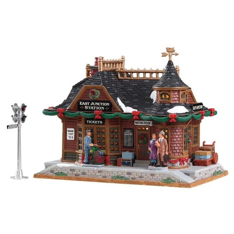 Lemax North Pole Railway Pack con Neve in Omaggio