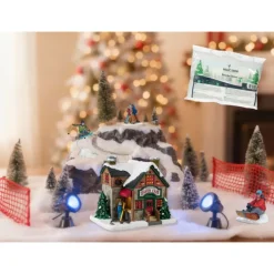 Lemax Ski Village Pack con Neve in Omaggio