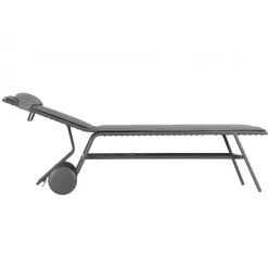 LaFuma Lettino MIAMI HIGH BEC LFM5174 Silver