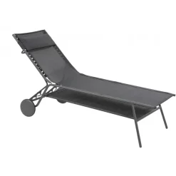 LaFuma Lettino MIAMI HIGH DUO LFM5172 Obsidian