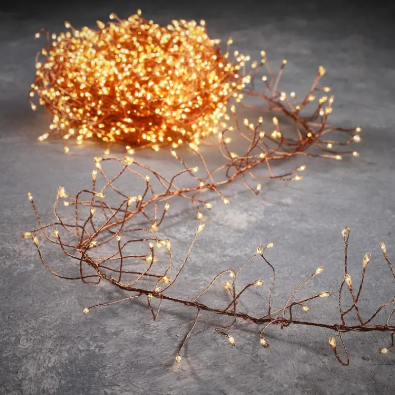 Edelman Luci Natalizie effetto Rame 480 LED con Timer