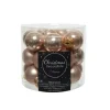 Kaemingk Mini Palline in vetro da appendere Beige dim 2.5 cm Box da 24