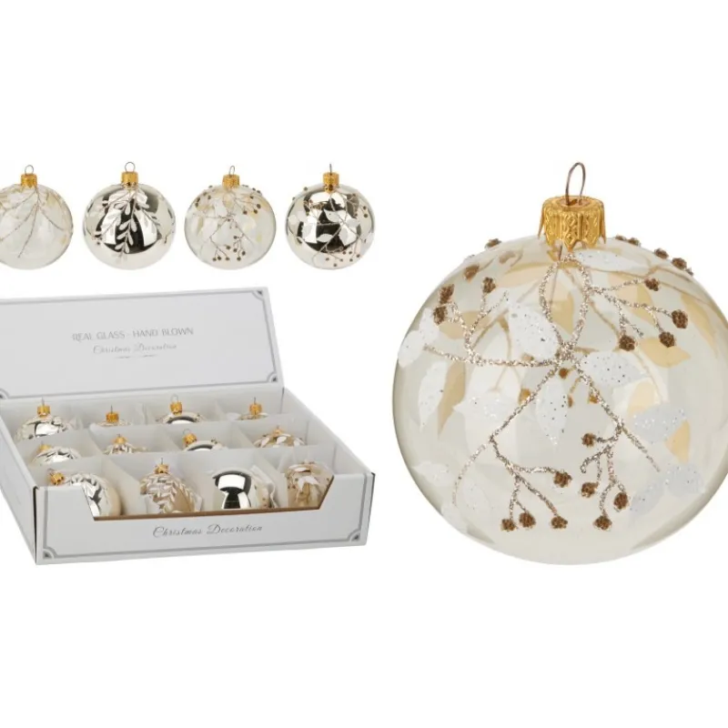 Koopman Palla di Natale in Vetro 80 Mm. Pezzo Singolo