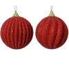 Kaemingk Pallina di Natale da Appendere in EVA colore Rosso Pezzo Singolo