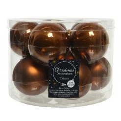 Kaemingk Palline di Natale da Appendere in Vetro 6 cm. Set di 10