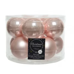 Kaemingk Palline di Natale in Vetro Diam 6 cm Set di 10