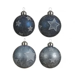 Kaemingk Palline in Vetro da Appendere dim 8 cm. Pezzo Singolo