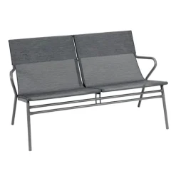 LaFuma Panca Bassa imbottita VENCE LFM5287 Obsidian/Titane