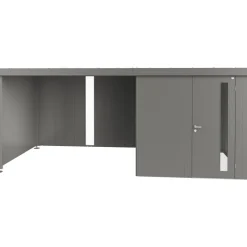 Biohort Pannello in Vetro Oscurato per Tettoia Laterale per Casetta in Metallo NEO