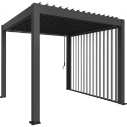 Biohort Parete Laterale a Lamelle per Pergola in Metallo