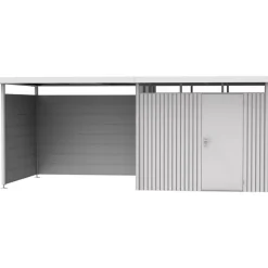 Biohort Parete Posteriore per Tettoia Laterale per Casetta in Metallo HIGHLINE