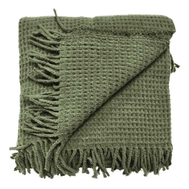 Unique Living Plaid Selien 150x200 cm Colore Deep Green