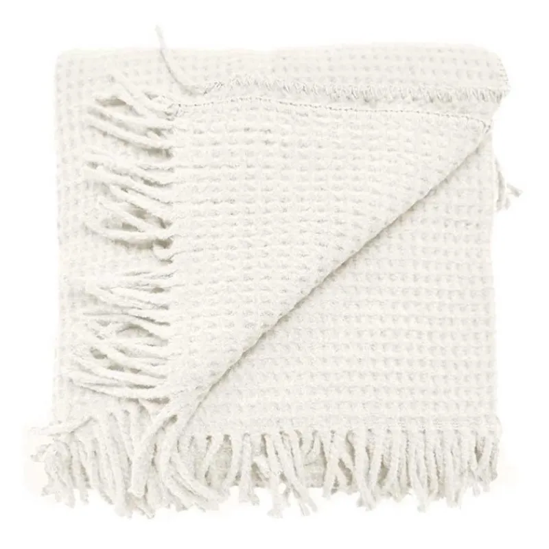 Unique Living Plaid Selien 150x200 cm Colore Dove White