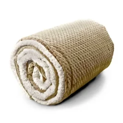 Unique Living Plaid Throw Nora 150 x 200 cm Colore Honey