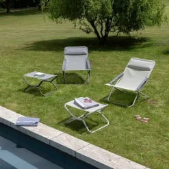 LaFuma Poggiapiedi NEXT LFM5333 CB Terre/Titane