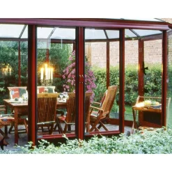 Serre e Giardini Porta scorrevole a due Ante per Serra Professionale