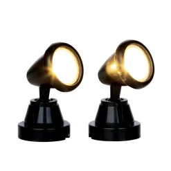 Lemax Round Spot Light Set of 2 B/O 4.5V Cod. 44756