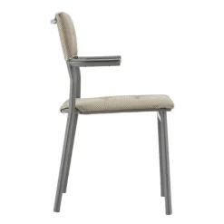 LaFuma Sedia Impilabile con Braccioli ORON LFM5273 Moka