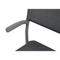 LaFuma Sedia Impilabile con Braccioli ORON LFM5067 Obsidian