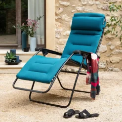 LaFuma Sedia Poltrona Reclinabile Sdraio RSX CLIP AirComfort LFM2058 Coral Blue